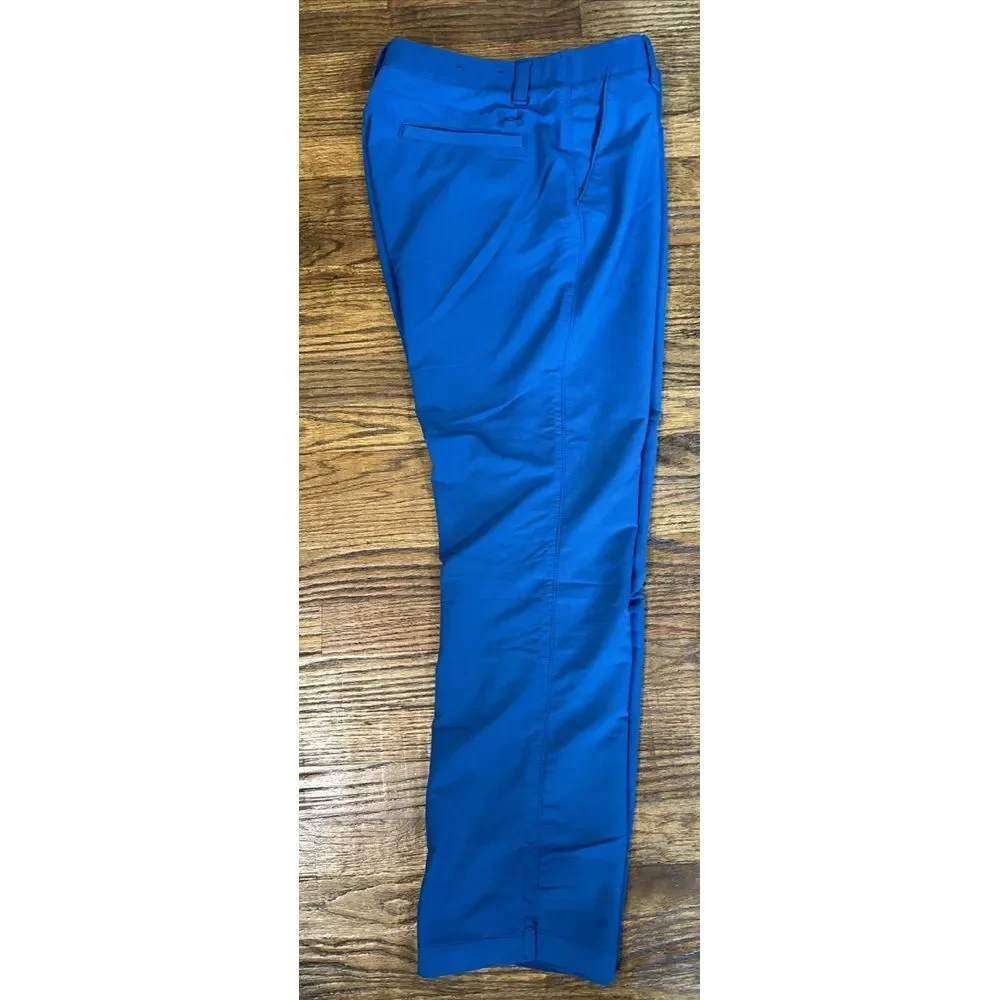 Under Armour UA Match Play comfort waist Vented Golf Pants Blue Mens Size 32x32*